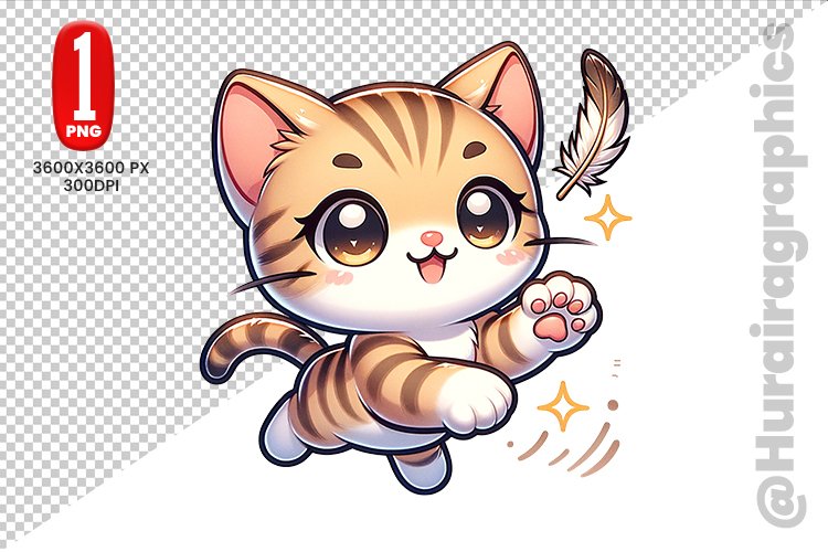 Cute Cat Clipart Image 21