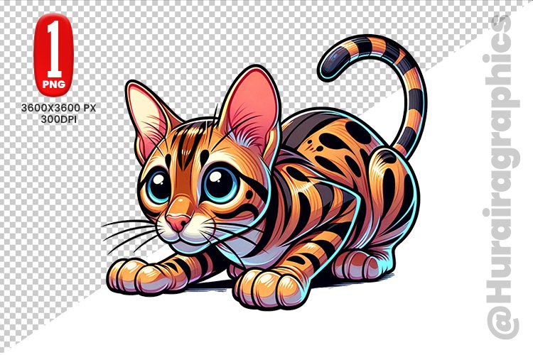 Cute Cat Clipart Image 7