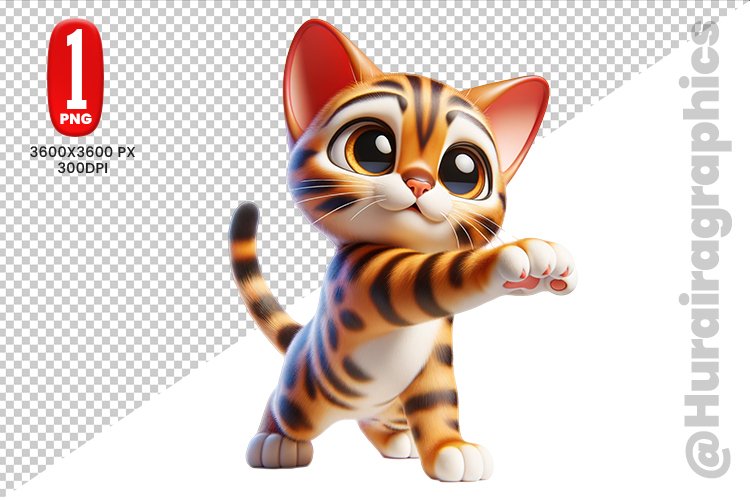 Cute Cat Clipart Image 17