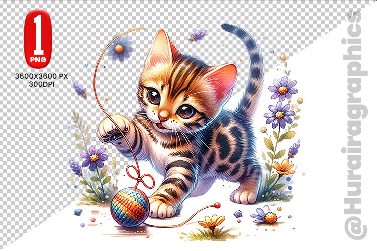 Cute Cat Clipart Image 18