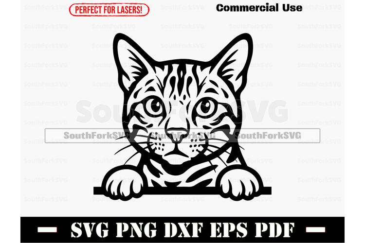 Bengal Cat Svg Image 10