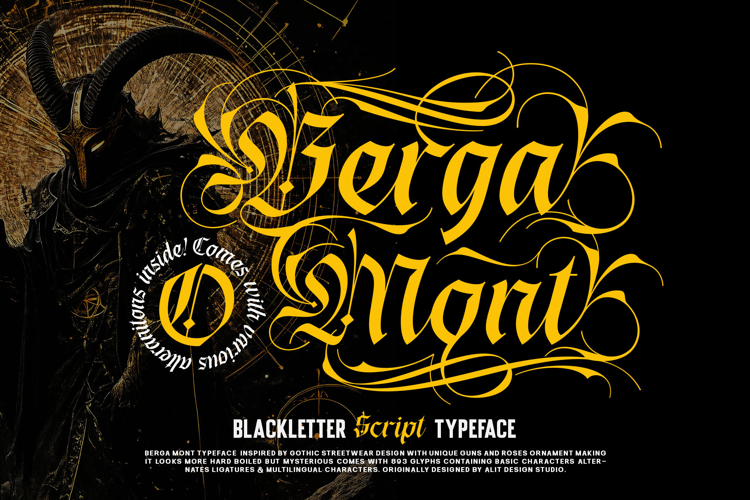 Berga Mont A Masterpiece of Gothic Blackletter
