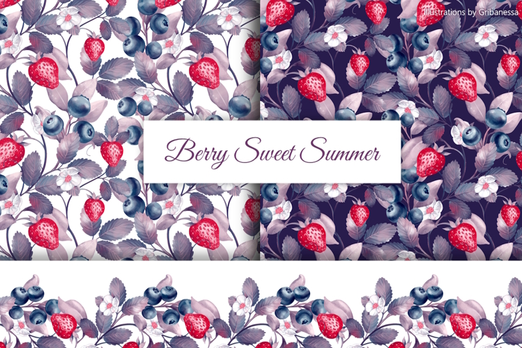 Blueberry Illustration Image 9