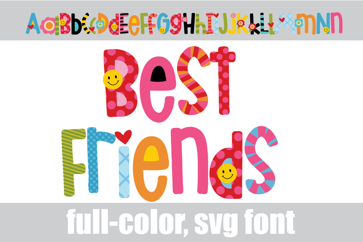 Best Friends Color Font
