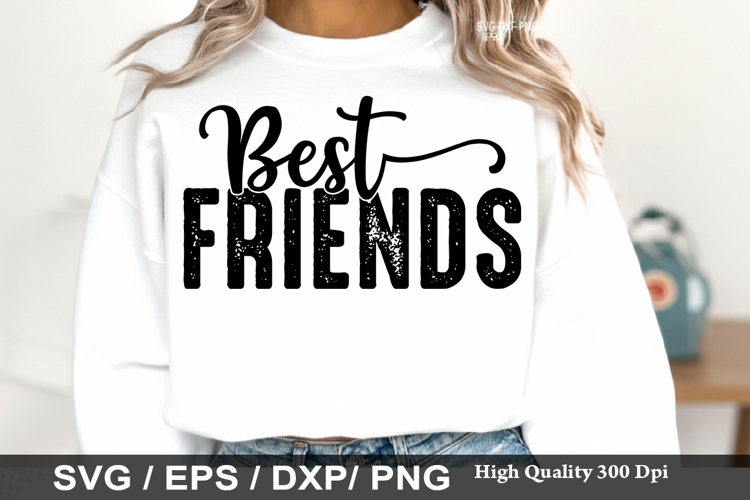 Best Friends - Best Friends SVG Design example image 1