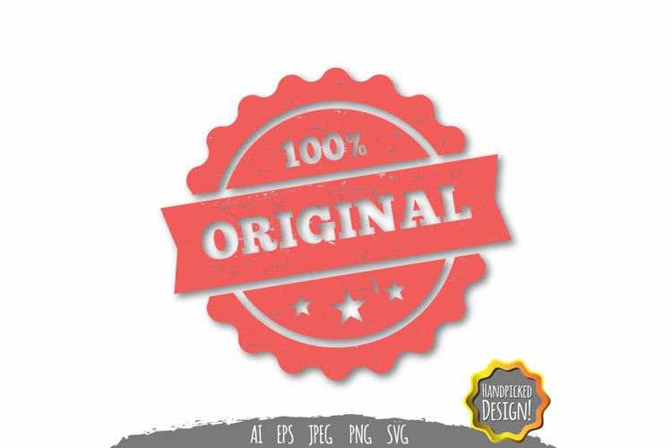 Seal for Original Things - 100 Original