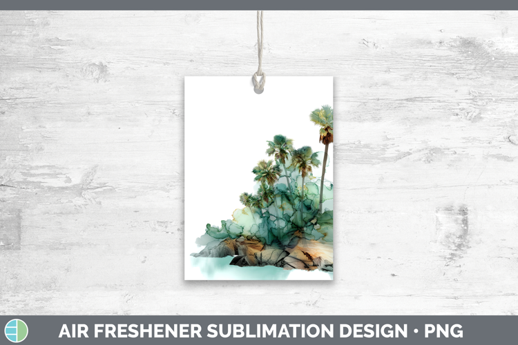Beach Best Sellers 01 Alcohol Ink Air Freshener Sublimation