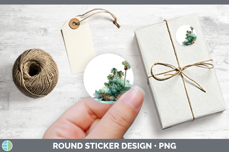 Beach Best Sellers 01 Alcohol Ink Stickers Design