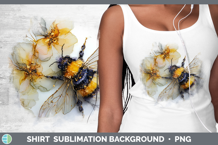 Bee Best Sellers 01 Alcohol Ink Shirt Sublimation Design