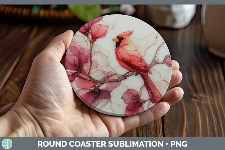 Cardinal Best Sellers 01 Alcohol Ink Round Coaster Sublimati