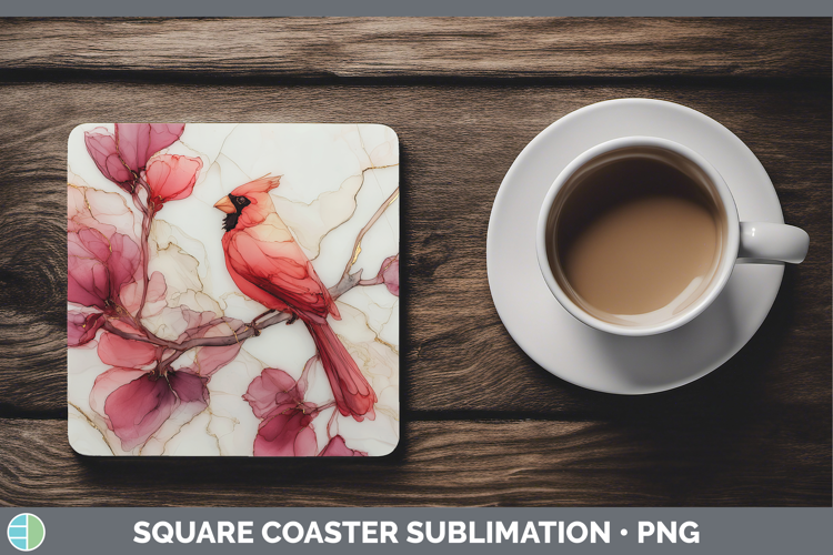 Cardinal Best Sellers 01 Alcohol Ink Square Coaster Sublimat