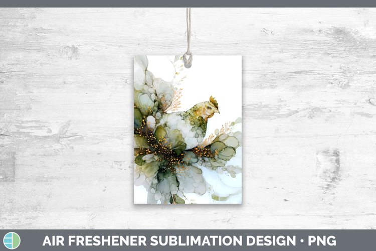 Chicken Best Sellers 01 Alcohol Ink Air Freshener Sublimatio