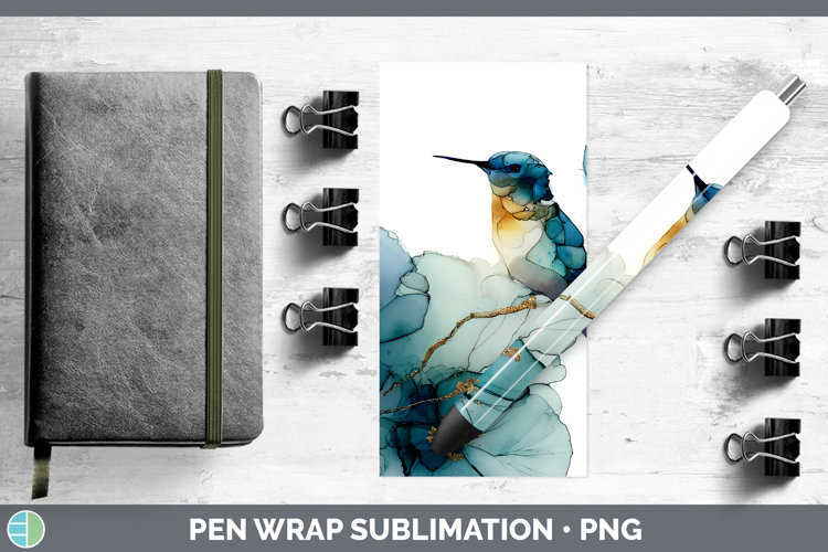 Hummingbird Best Sellers 01 Alcohol Ink Pen Wrap Sublimation