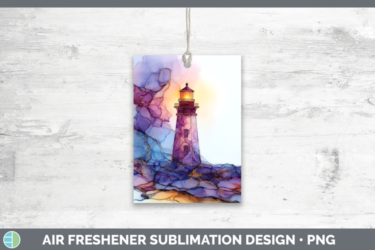 Lighthouse Best Sellers 01 Alcohol Ink Air Freshener Sublima