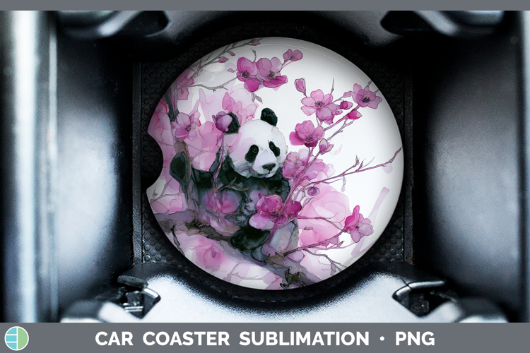 Panda Best Sellers 01 Alcohol Ink Car Coaster Sublimation De