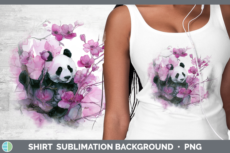 Panda Best Sellers 01 Alcohol Ink Shirt Sublimation Design