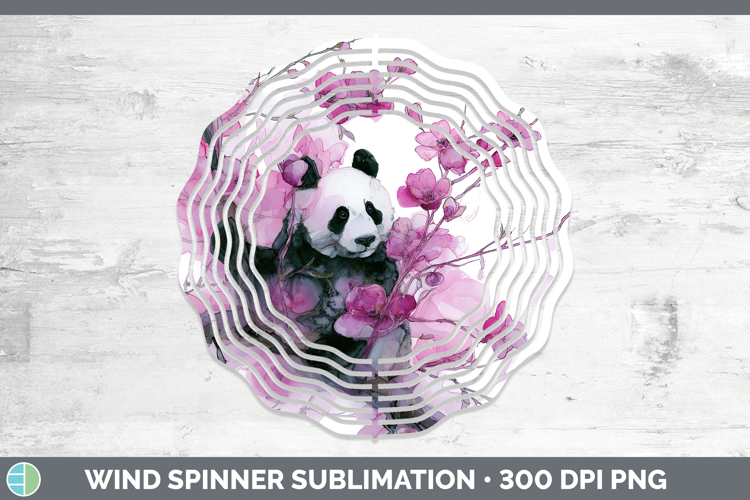 Panda Best Sellers 01 Alcohol Ink Wind Spinner Sublimation D