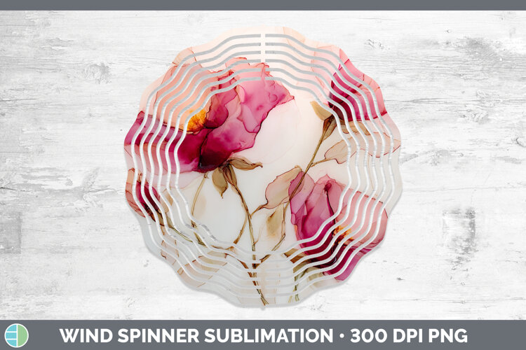 GorgeousBest Sellers 01 Alcohol Ink Wind Spinner design.