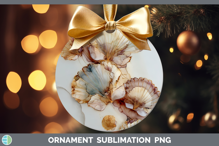 Seashell Best Sellers 01 Alcohol Ink Ornament Sublimation De