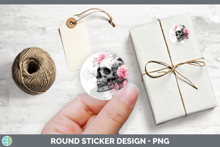 Sugar Skull Best Sellers 01 Alcohol Ink Stickers Design