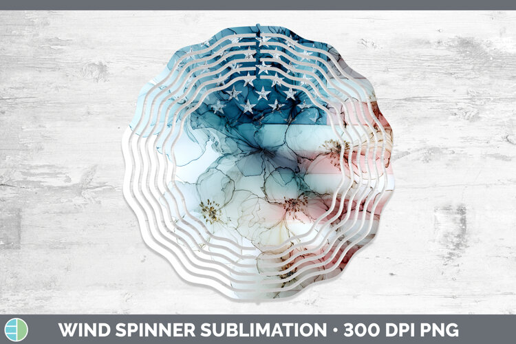 GorgeousBest Sellers 01 Alcohol Ink Wind Spinner design.