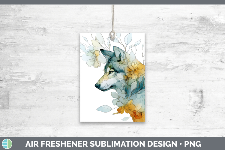 Wolf Best Sellers 01 Alcohol Ink Air Freshener Sublimation D