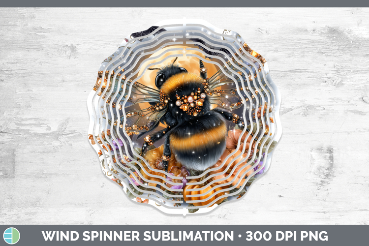 Best Sellers 01 Cute Halloween Bee Wind Spinner Sublimation