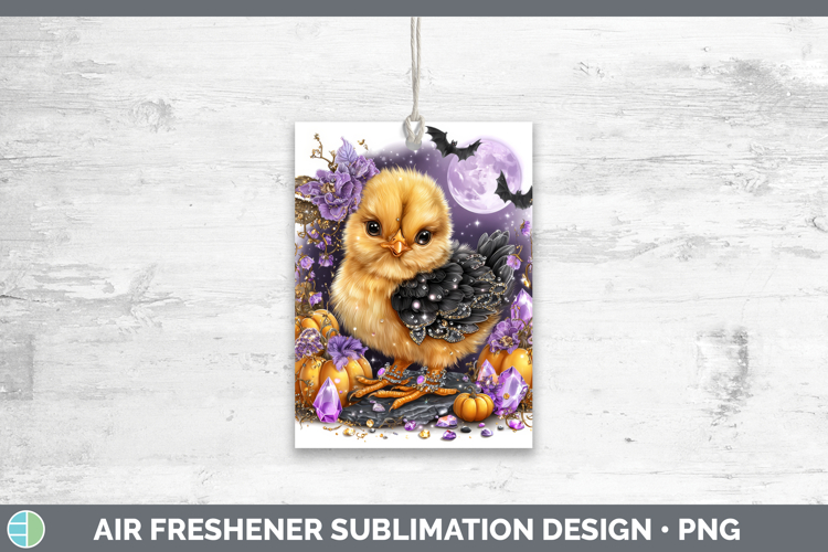 Best Sellers 01 Cute Halloween Chicken Air Freshener Sublima