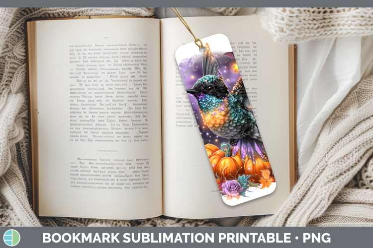 Best Sellers 01 Cute Halloween Hummingbird Bookmark Sublimat