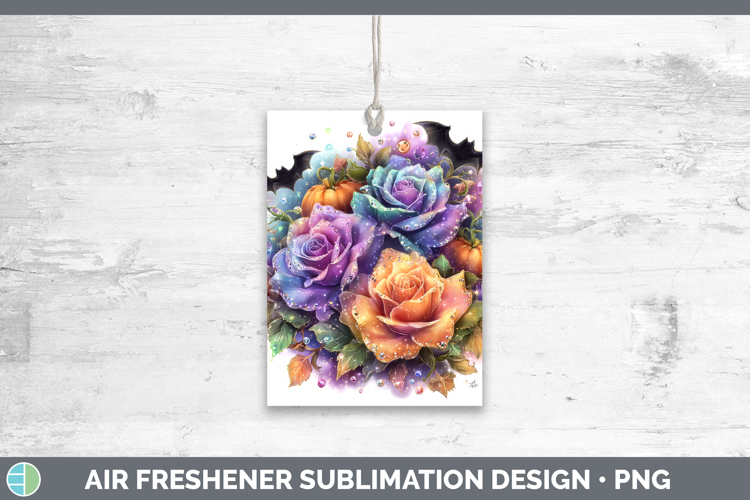 Best Sellers 01 Cute Halloween Rose Air Freshener Sublimatio