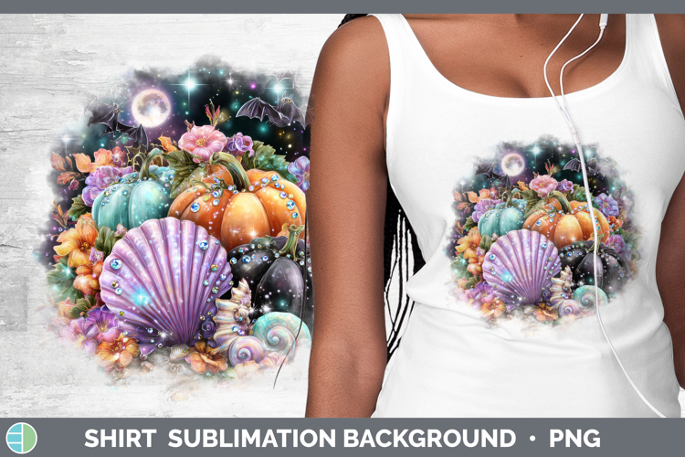 Best Sellers 01 Cute Halloween Seashell Shirt Sublimation Ba