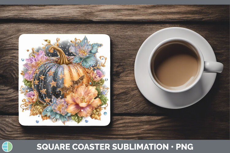 GorgeousBest Sellers 01 Cute Halloween Square Coaster design.