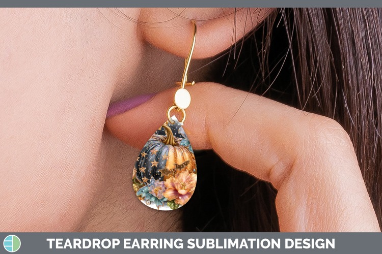 Best Sellers 01 Cute Halloween USA Flag Teardrop Earrings Su