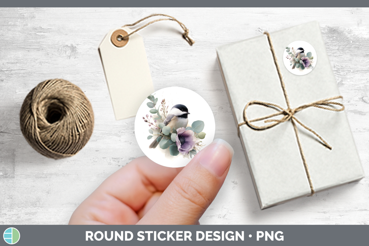 Chickadee Best Sellers 01 Lavender and Eucalyptus Stickers D