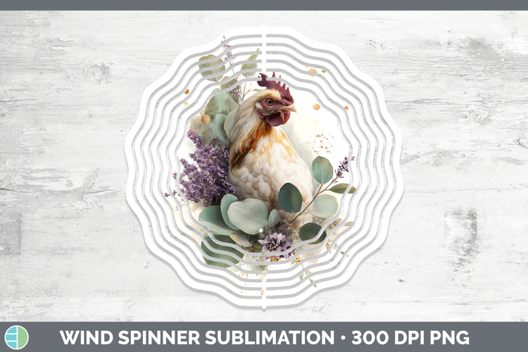 Chicken Best Sellers 01 Lavender and Eucalyptus Wind Spinner