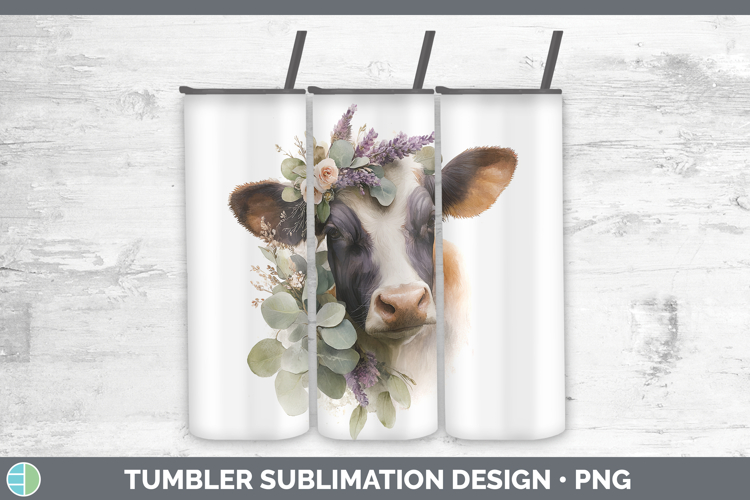 Cow Best Sellers 01 Lavender and Eucalyptus Tumbler Sublimat