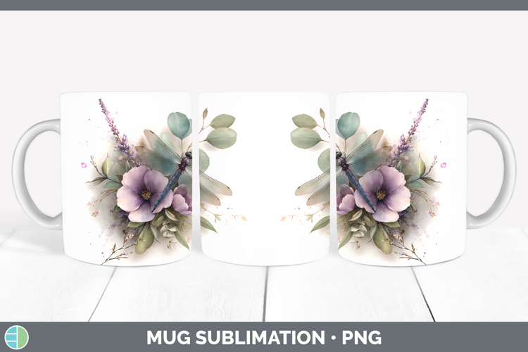 Dragonfly Best Sellers 01 Lavender and Eucalyptus Mug Wrap S