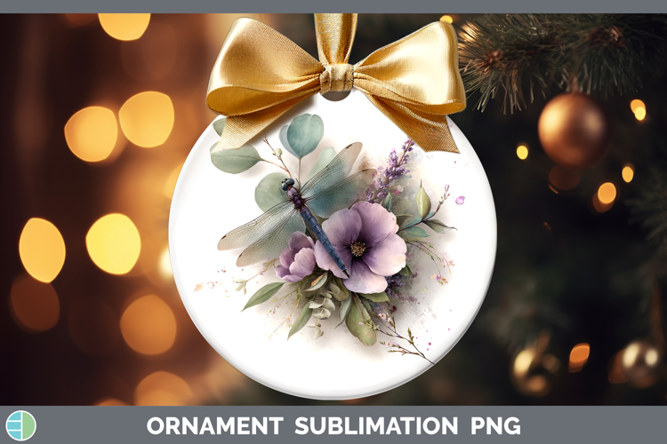 Dragonfly Best Sellers 01 Lavender and Eucalyptus Ornament S
