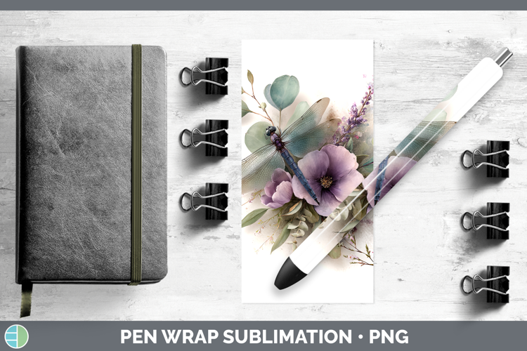 Dragonfly Best Sellers 01 Lavender and Eucalyptus Pen Wrap S