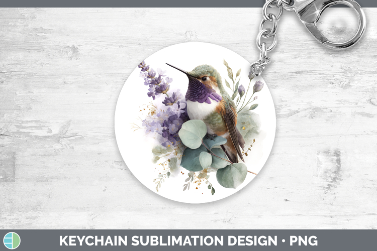 Hummingbird Best Sellers 01 Lavender and Eucalyptus Keychain