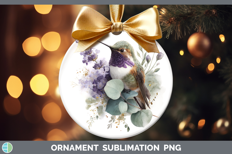 Hummingbird Best Sellers 01 Lavender and Eucalyptus Ornament