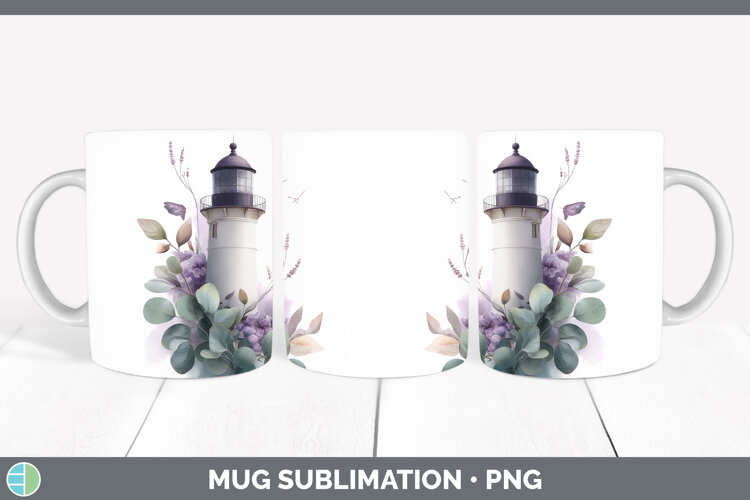 GorgeousBest Sellers 01 Lavender and Eucalyptus Mug Wrap design.