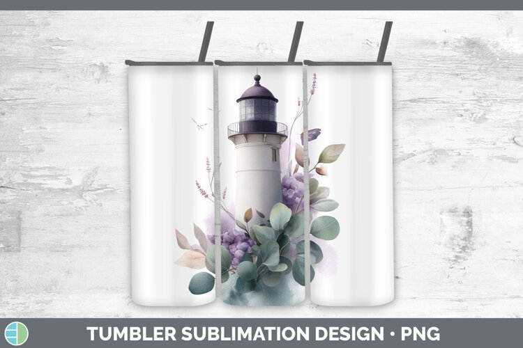 GorgeousBest Sellers 01 Lavender and Eucalyptus Tumbler design.