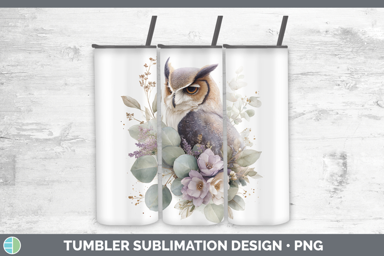 Owl Best Sellers 01 Lavender and Eucalyptus Tumbler Sublimat