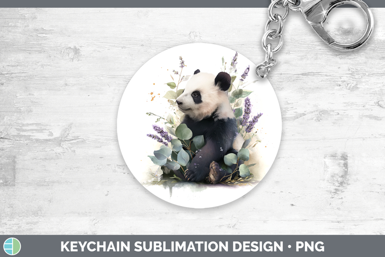 Panda Best Sellers 01 Lavender and Eucalyptus Keychain Subli