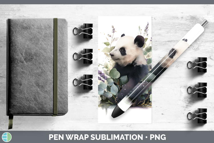 Panda Best Sellers 01 Lavender and Eucalyptus Pen Wrap Subli