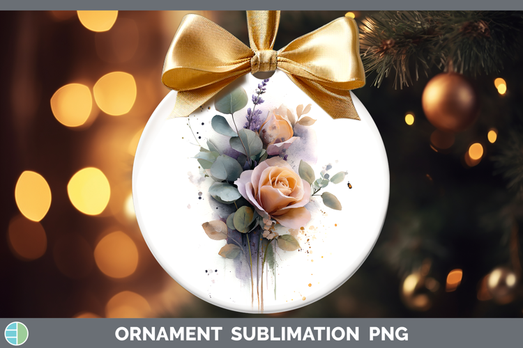 Rose Best Sellers 01 Lavender and Eucalyptus Ornament Sublim