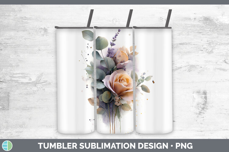 GorgeousBest Sellers 01 Lavender and Eucalyptus Tumbler design.