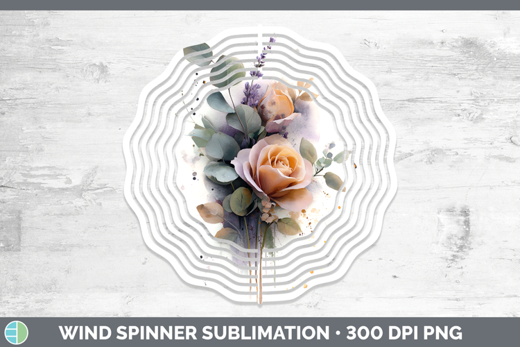Rose Best Sellers 01 Lavender and Eucalyptus Wind Spinner Su