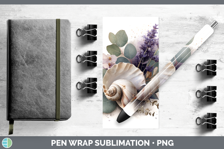Seashell Best Sellers 01 Lavender and Eucalyptus Pen Wrap Su